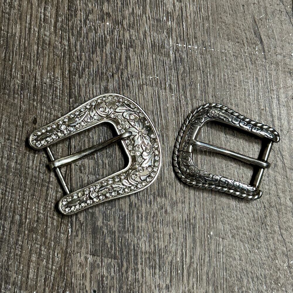 Ariat Girls Kids Belt Buckle Only and Rhinestone Buckle